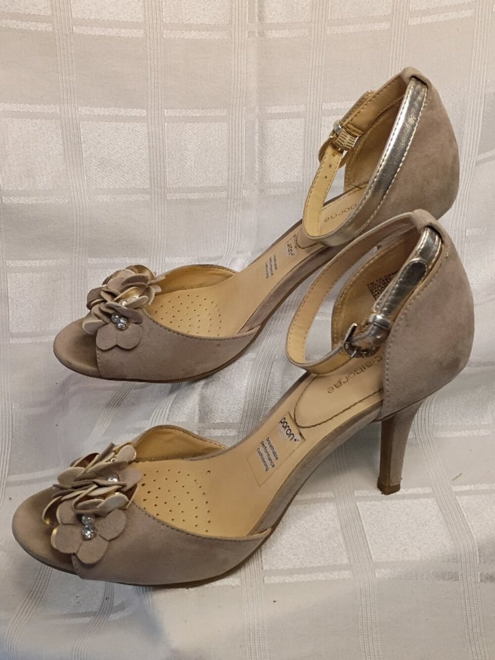 Liz Claiborne Faux Suede Stiletto Heels  7M Pumps